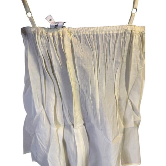 NWT WeWoreWhat Flow Triangle Cami XS Ivory Poplin Voile Lightweight Summer Top $ - Picture 4 of 9